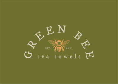 Green Bee Tea Towels